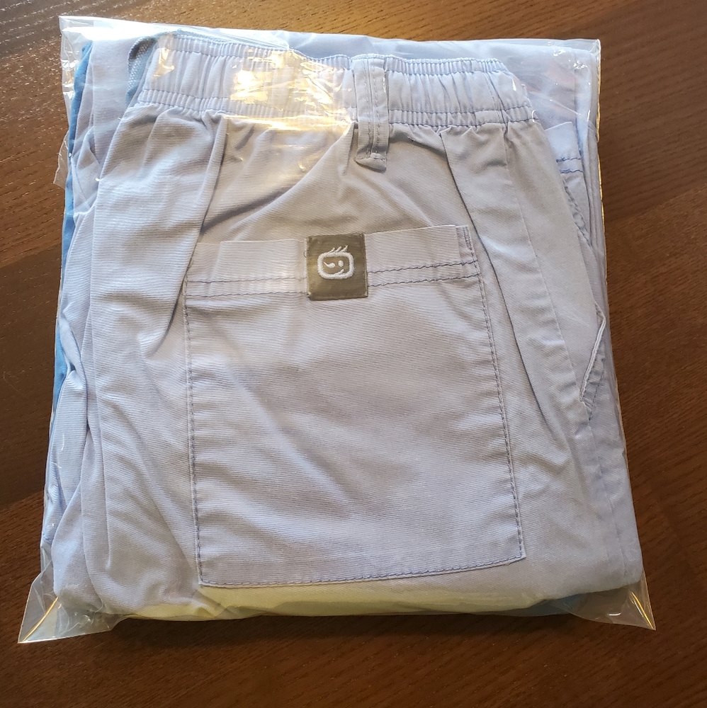 2 pair scrub pants. Size small.